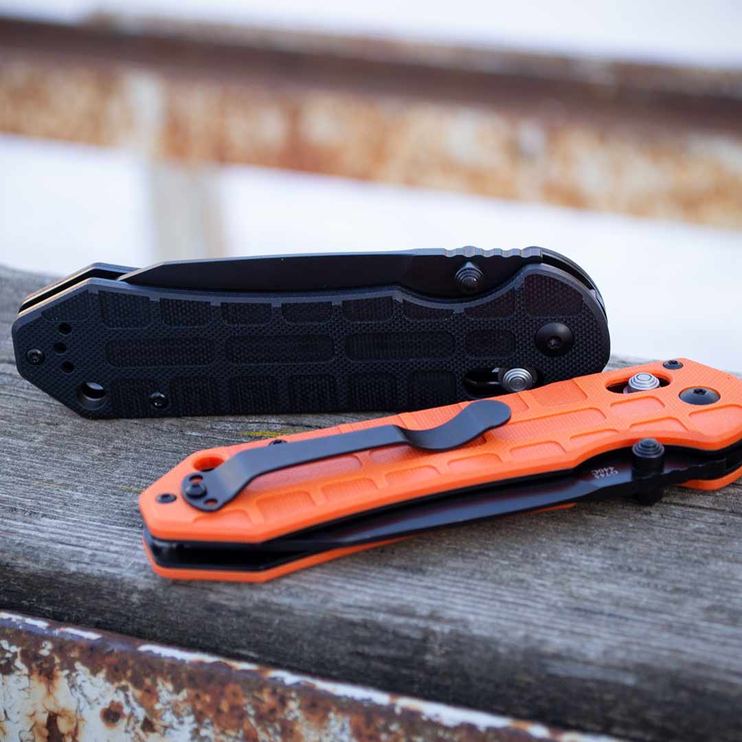 Ніж складаний Ganzo G7453P-BK, сталь 440C, рукоять чорна G10 (1)