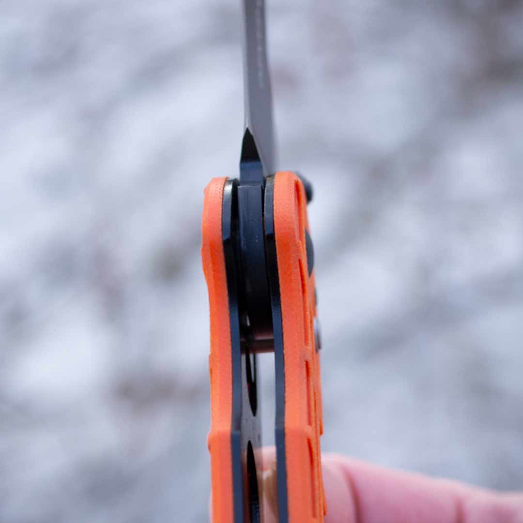 Ніж складаний Ganzo G7453P-OR, сталь 440C, рукоять помаранчева G10