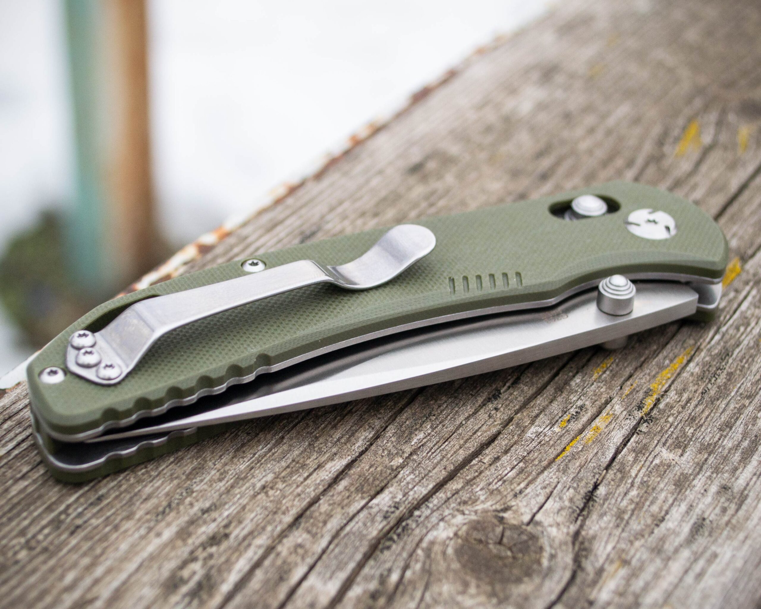 Ніж складаний Ganzo G7531-GR, сталь 440С, рукоять G10 зелена