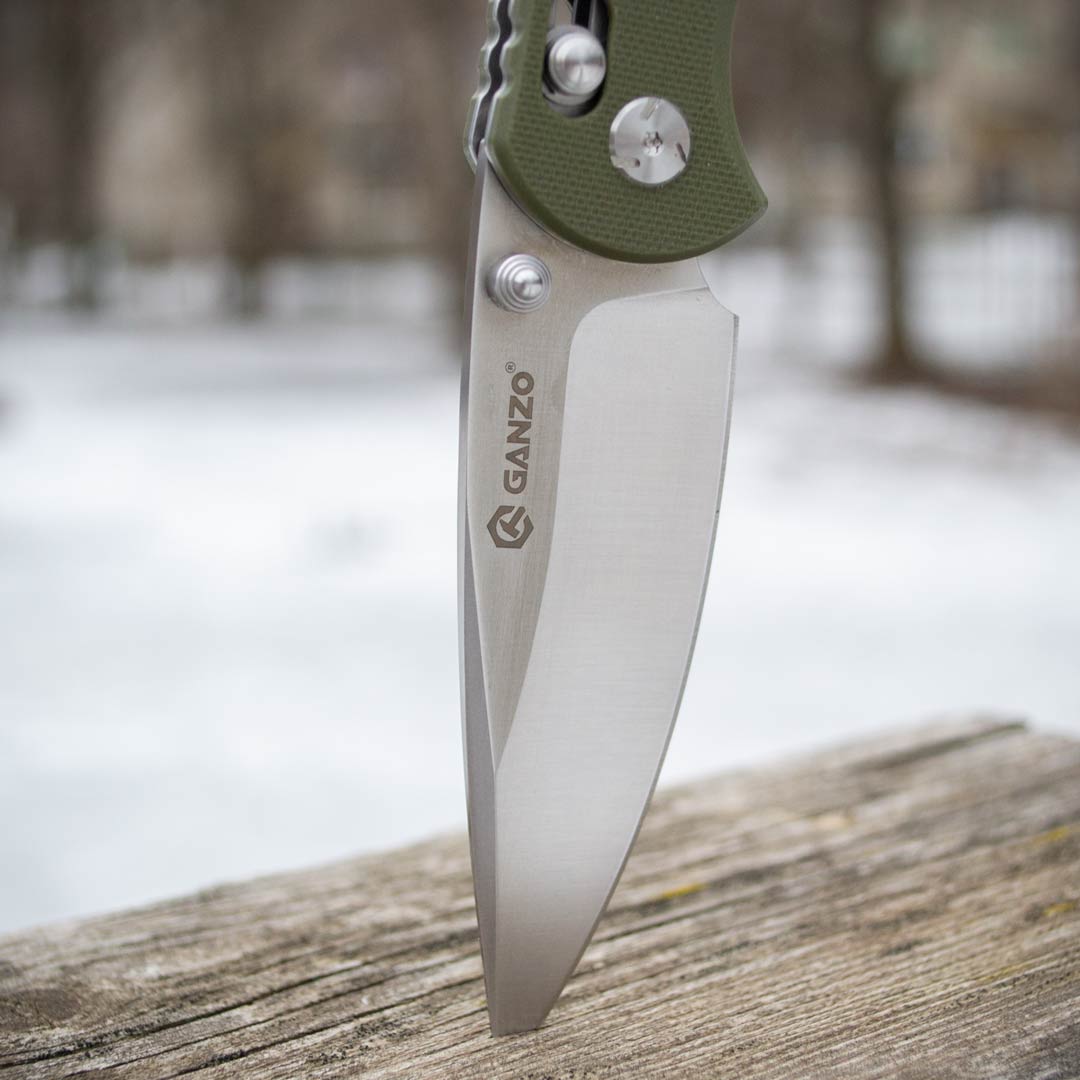 Ніж складаний Ganzo G7531-GR, сталь 440С, рукоять G10 зелена