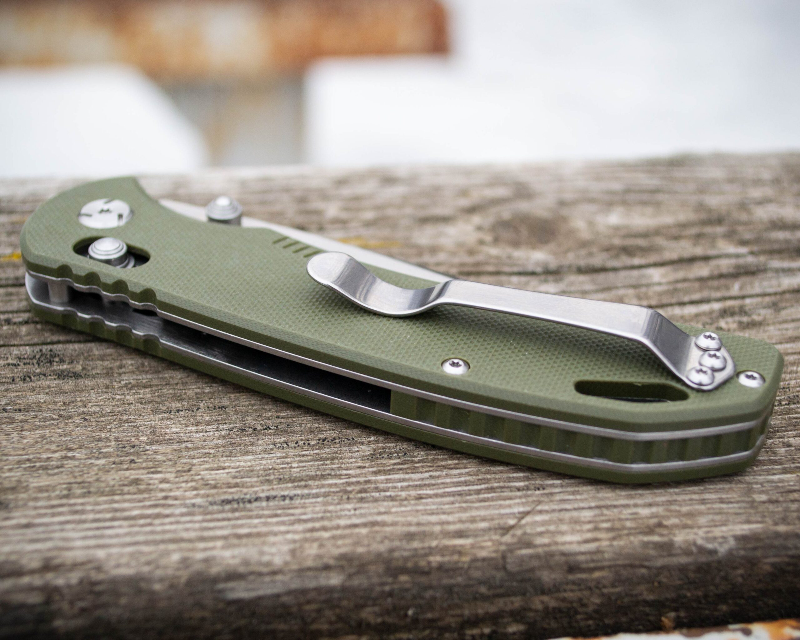 Ніж складаний Ganzo G7531-GR, сталь 440С, рукоять G10 зелена