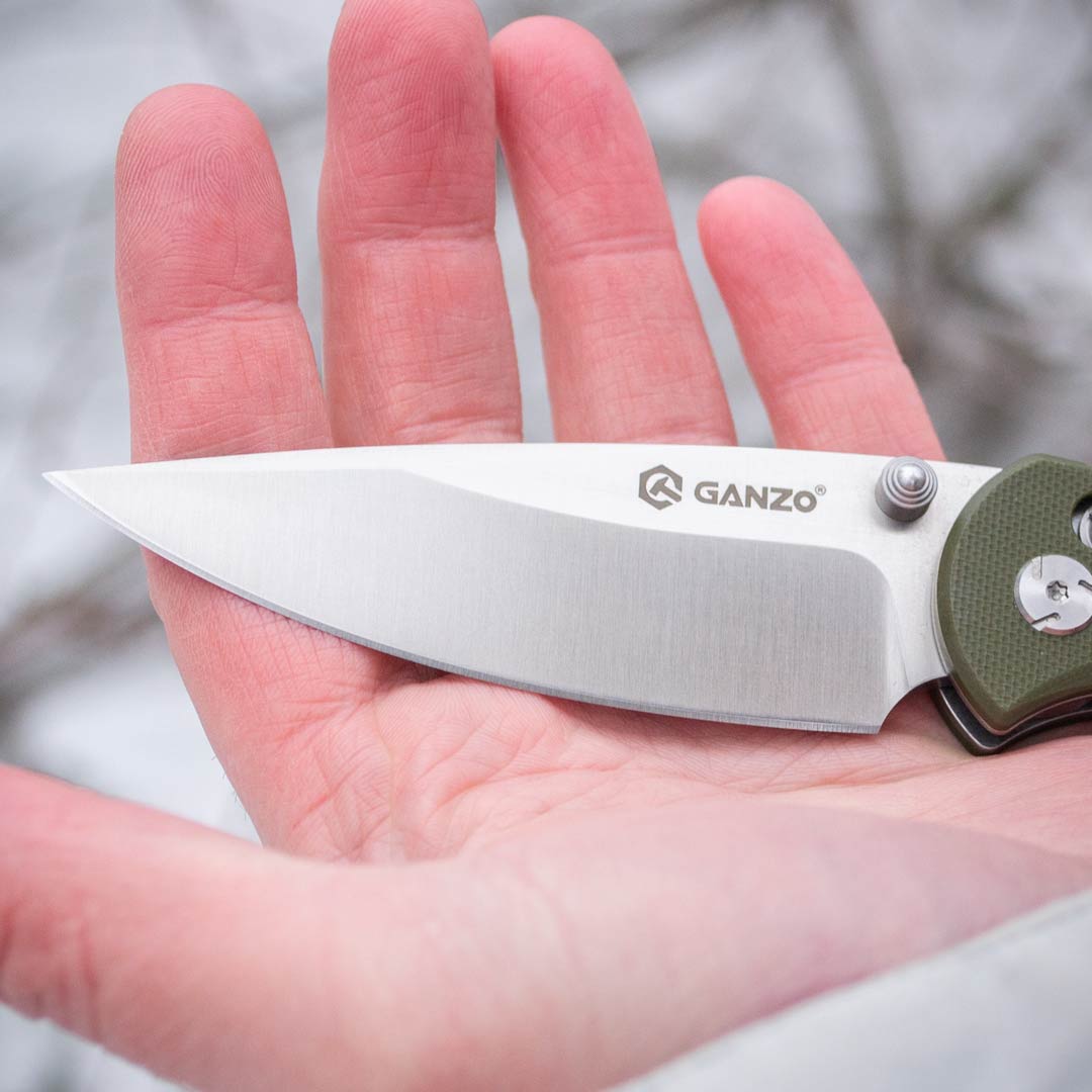 Ніж складаний Ganzo G7531-GR, сталь 440С, рукоять G10 зелена