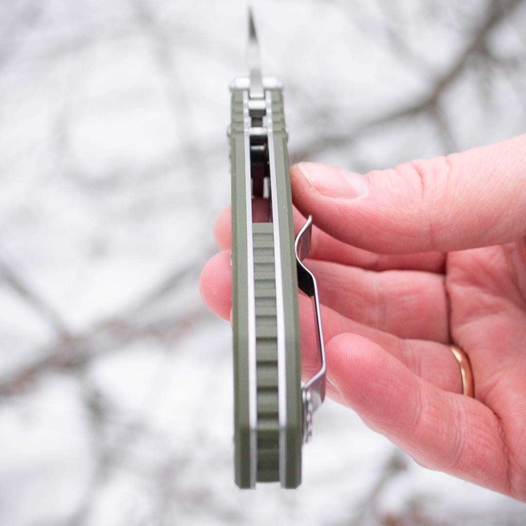 Ніж складаний Ganzo G7531-GR, сталь 440С, рукоять G10 зелена