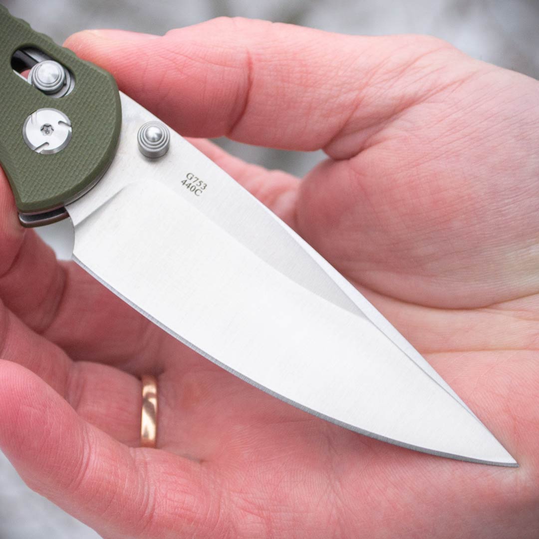 Ніж складаний Ganzo G7531-GR, сталь 440С, рукоять G10 зелена