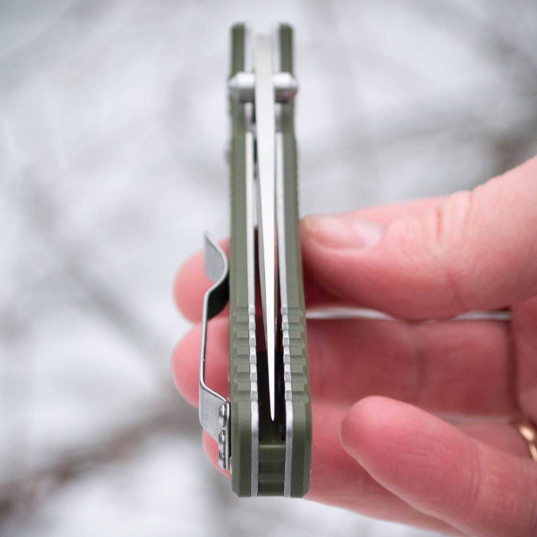 Ніж складаний Ganzo G7531-GR, сталь 440С, рукоять G10 зелена