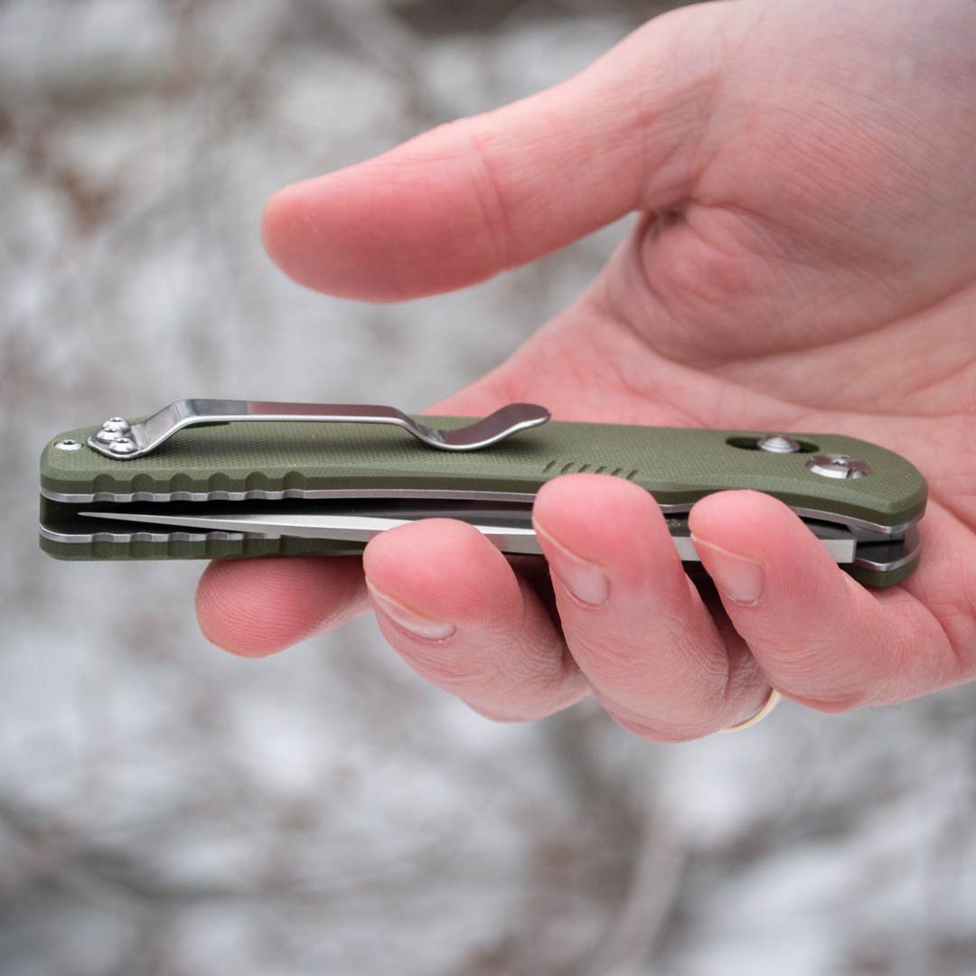 Ніж складаний Ganzo G7531-GR, сталь 440С, рукоять G10 зелена