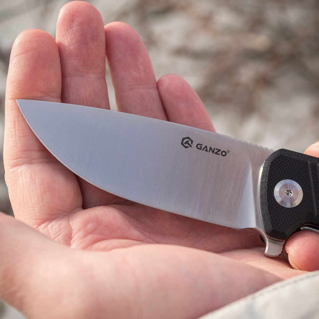 Ніж складаний Ganzo G769-BK, сталь D2, рукоять чорна G10