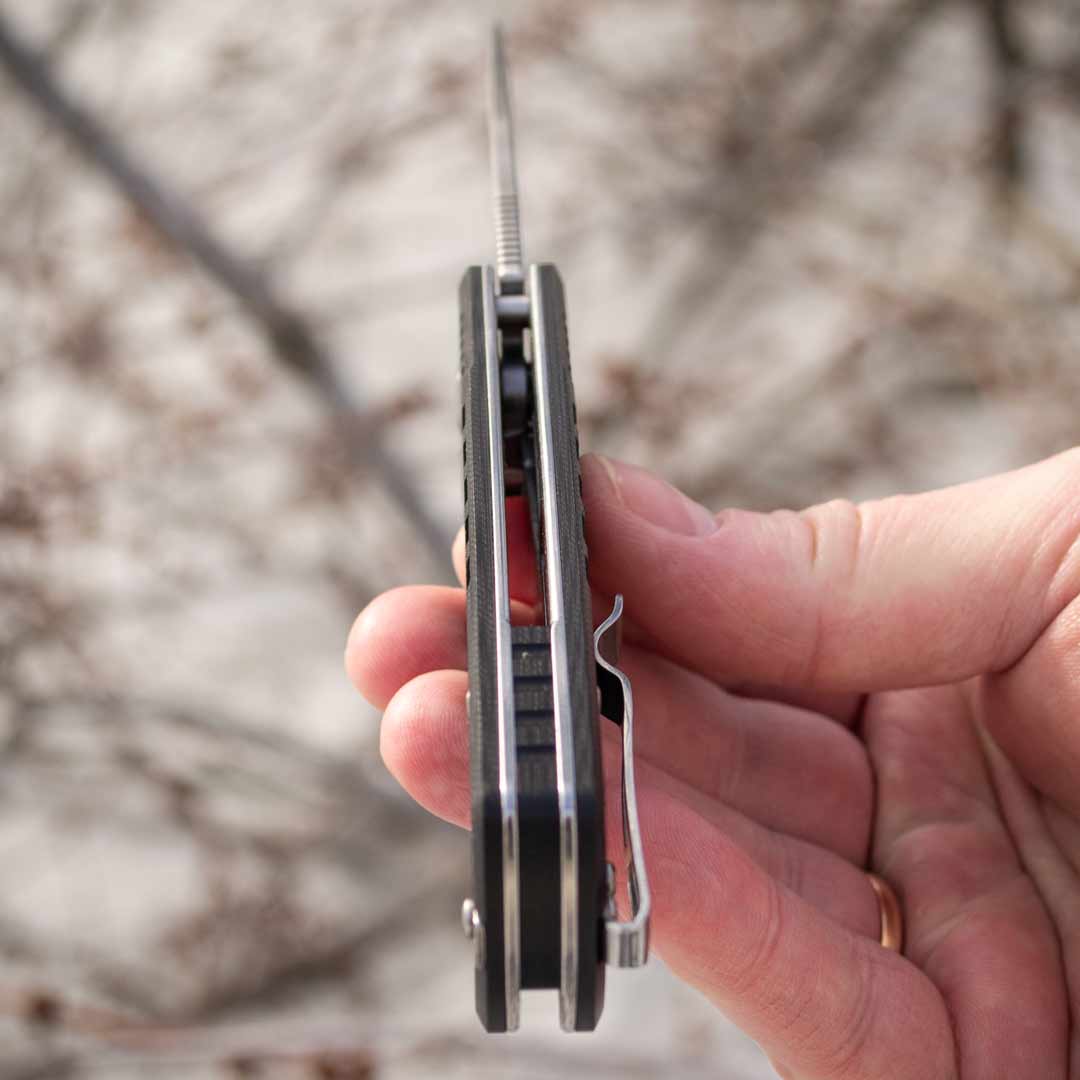 Ніж складаний Ganzo G769-BK, сталь D2, рукоять чорна G10