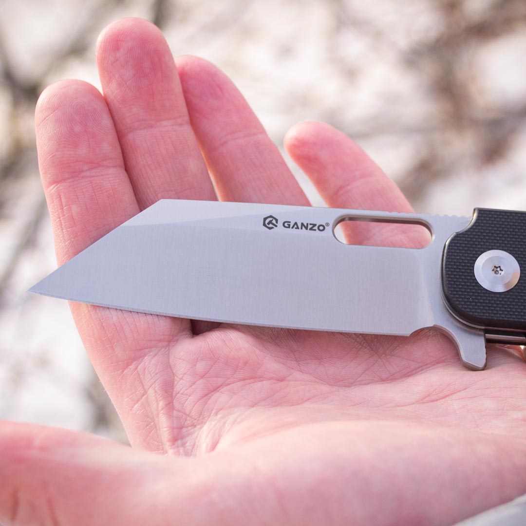 Ніж складаний Ganzo G770-BK, сталь D2, рукоять G10 чорна