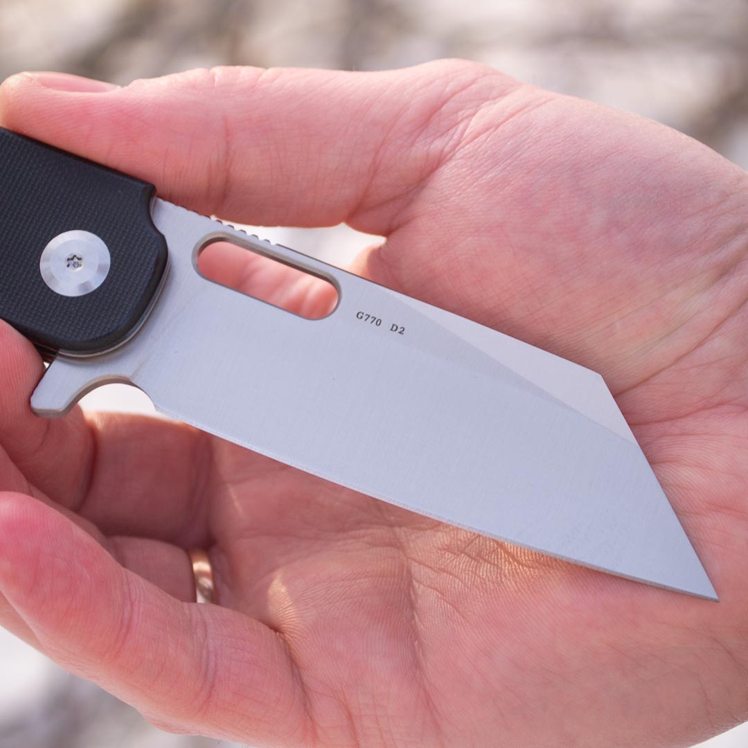 Ніж складаний Ganzo G770-BK, сталь D2, рукоять G10 чорна