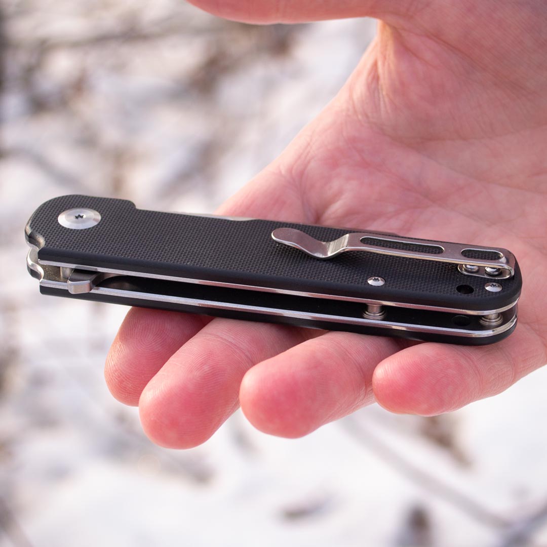 Ніж складаний Ganzo G770-BK, сталь D2, рукоять G10 чорна