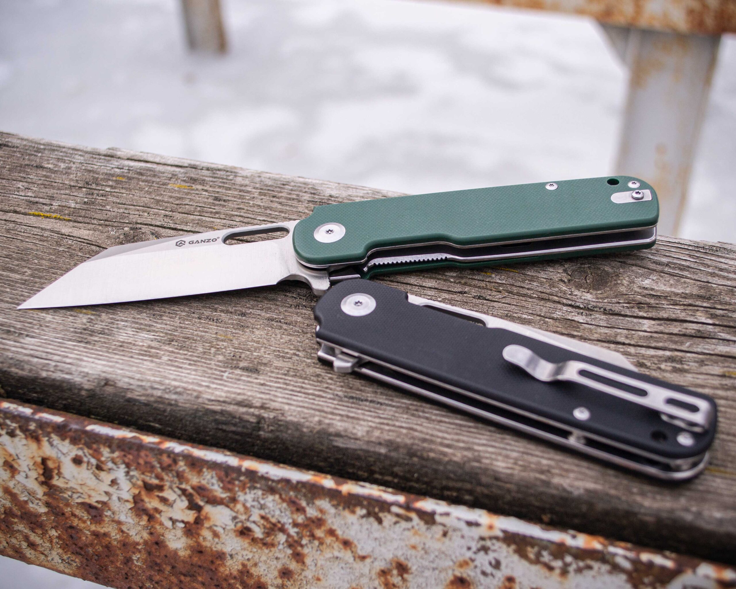 Ніж складаний Ganzo G770-GR, сталь D2, рукоять G10 зелена