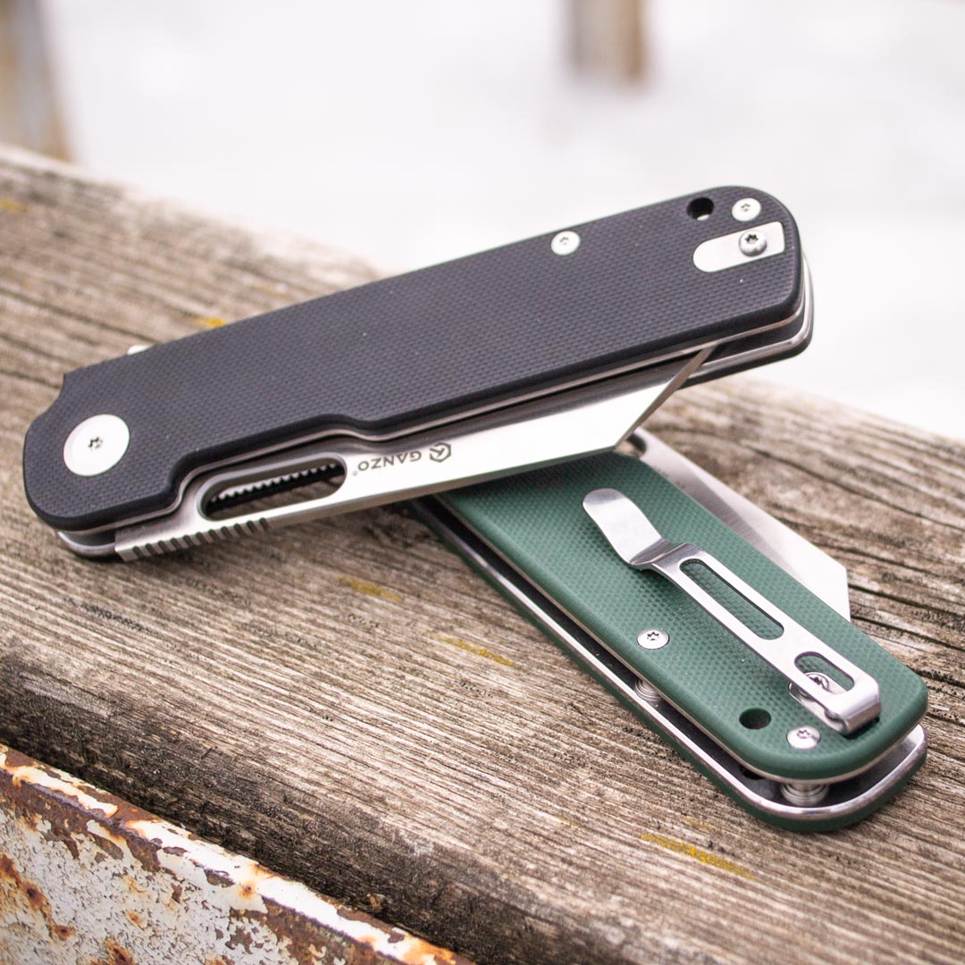 Ніж складаний Ganzo G770-GR, сталь D2, рукоять G10 зелена