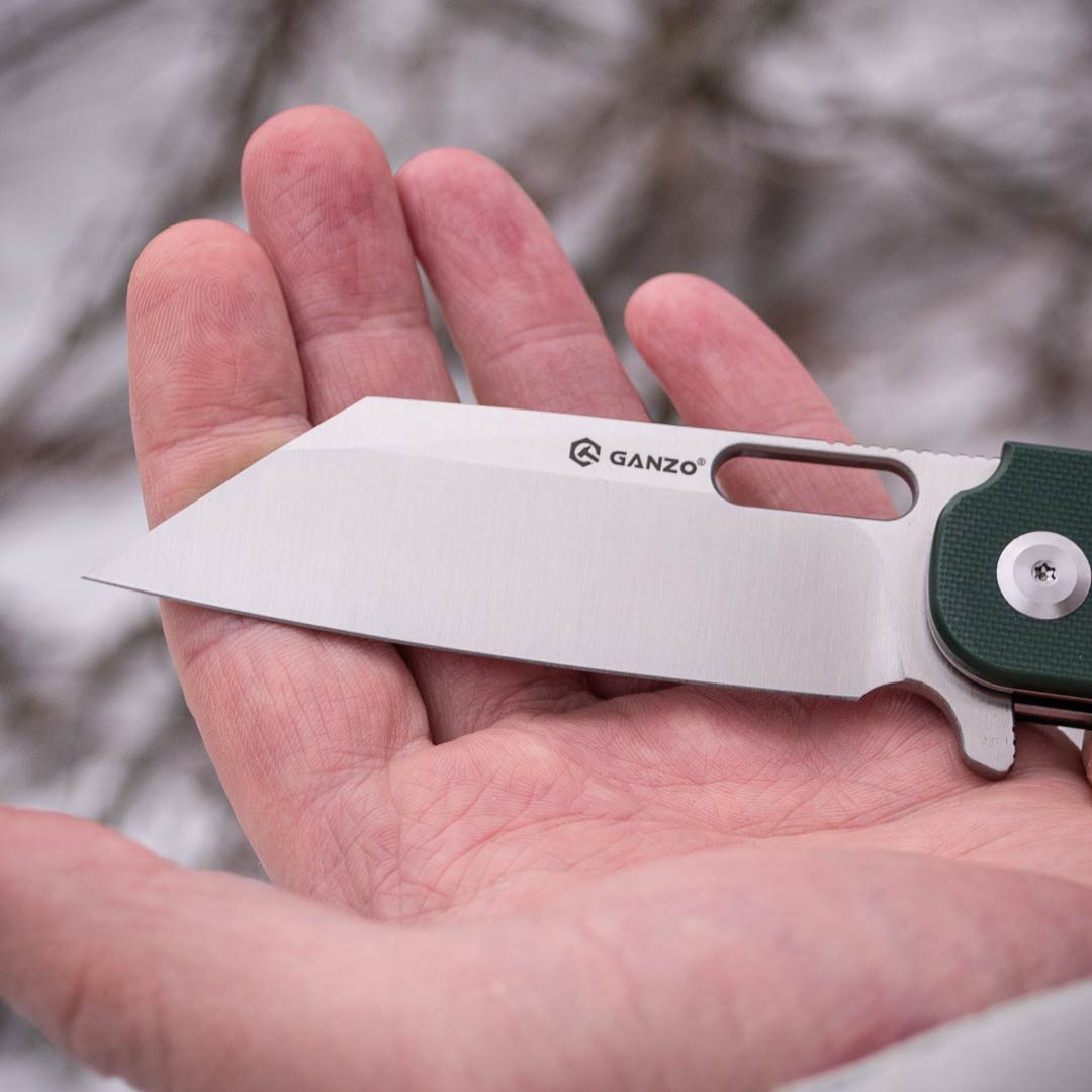 Ніж складаний Ganzo G770-GR, сталь D2, рукоять G10 зелена