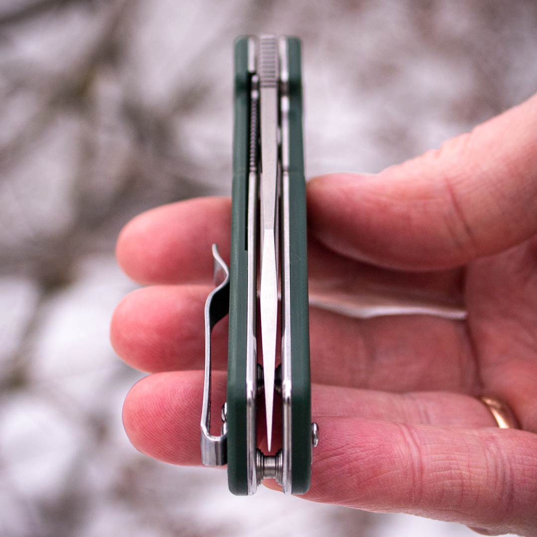 Ніж складаний Ganzo G770-GR, сталь D2, рукоять G10 зелена