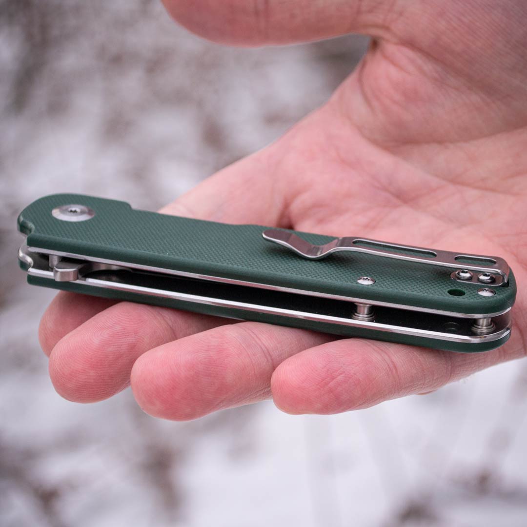 Ніж складаний Ganzo G770-GR, сталь D2, рукоять G10 зелена