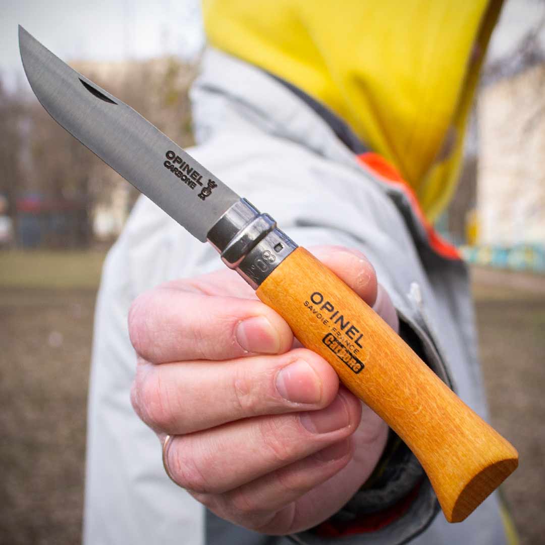 Ніж складаний Opinel №8 VRN Carbon (113080)