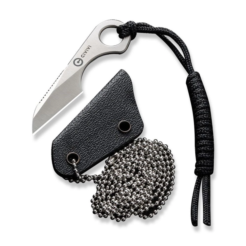 Ніж тактичний Civivi Gramis (2.6 см), сталь 14C28N, сірий (C23004-2)