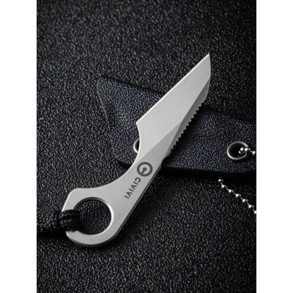 Ніж тактичний Civivi Gramis (2.6 см), сталь 14C28N, сірий (C23004-2)