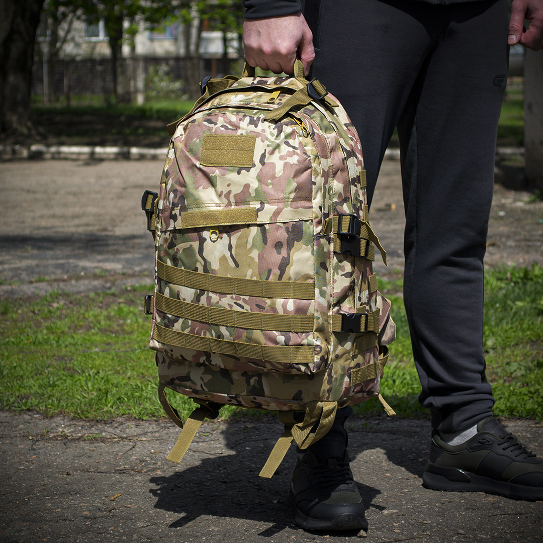 Тактичний рюкзак Tactical Raid 40 літрів Multicam із системою MOLLE (ta40-mult)